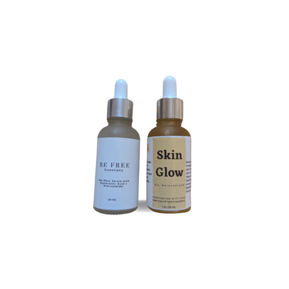 Serum + Skin Glow Facial Oil Moisturizer Duo